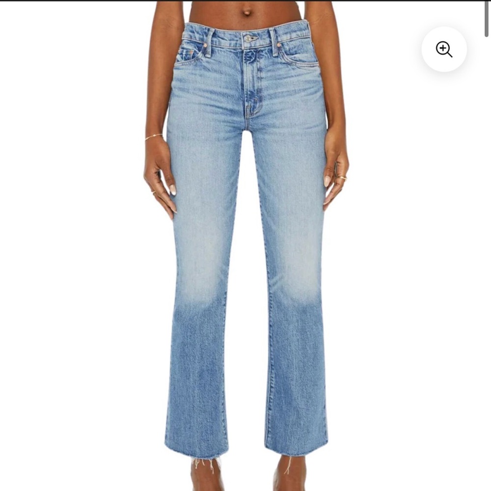 MOTHER The Outsider Flood Fray Jeans 26